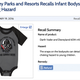 Illustration for article titled Darth Vader Baby Onesie Recalled... For Choking Hazard
